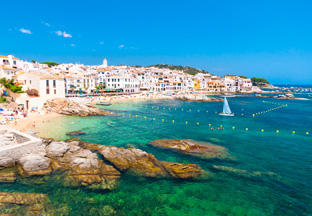 Calella de Palafrugell Girona Flughafen