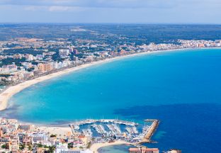 Sant Pere Aerial Shot City Can Picafort