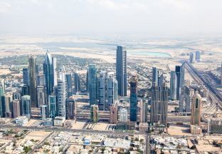 Skyscrapers Dubai Flughafen